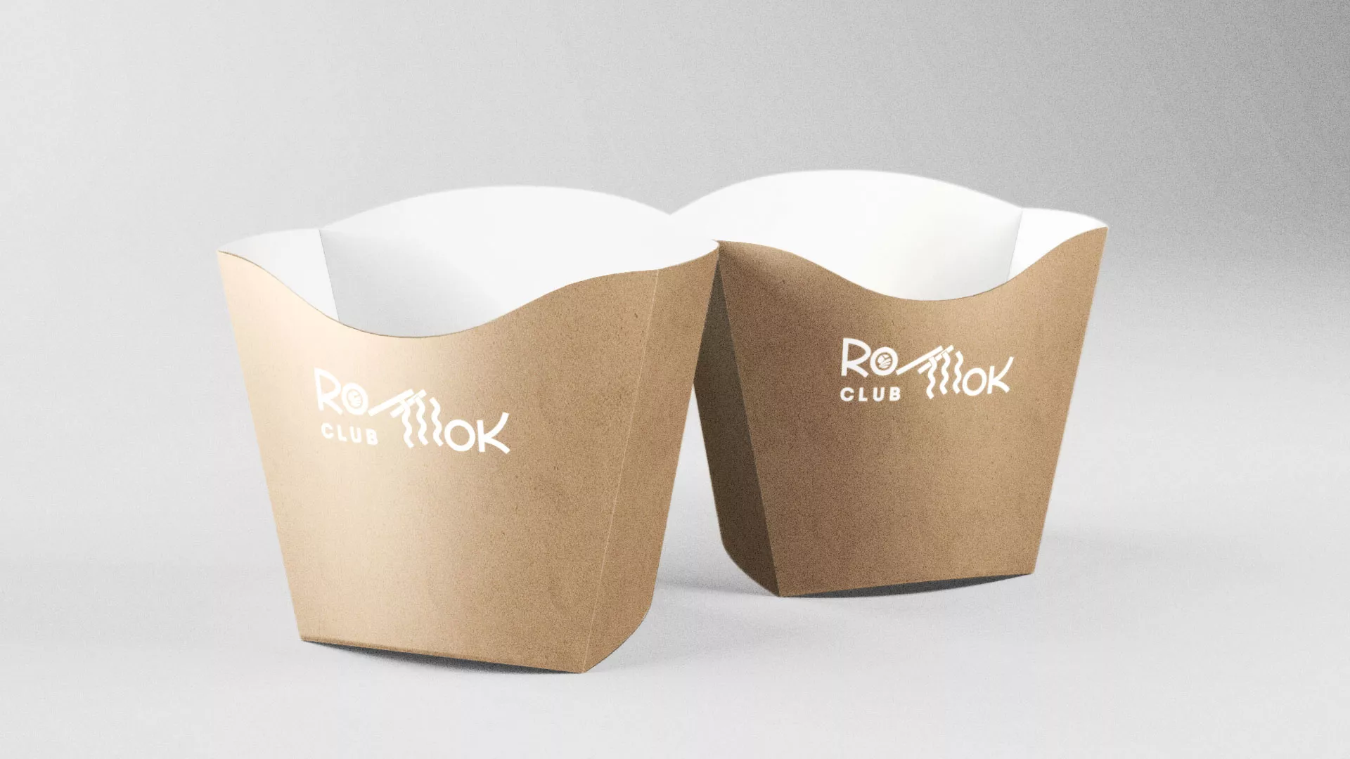 Создание логотипа суши-бара «Roll Wok Club» в Зеленограде