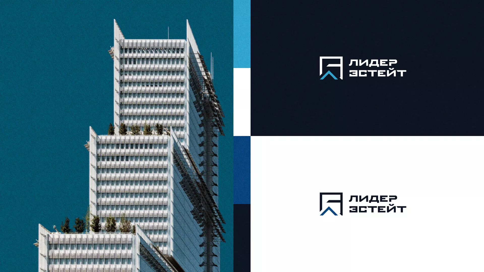 Разработка логотипа агентства недвижимости «Лидер Эстейт» в Зеленограде